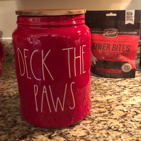 Rae Dunn Other - RAE DUNN DECK THE PAWS Christmas canister.